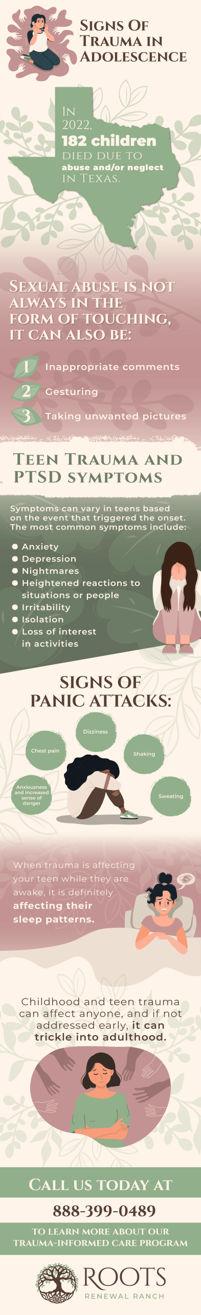 RootsRenewal SignsOfTraumaInAdolescence Infographic FULL
