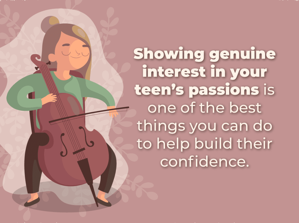 be the example of confidence for them to follow