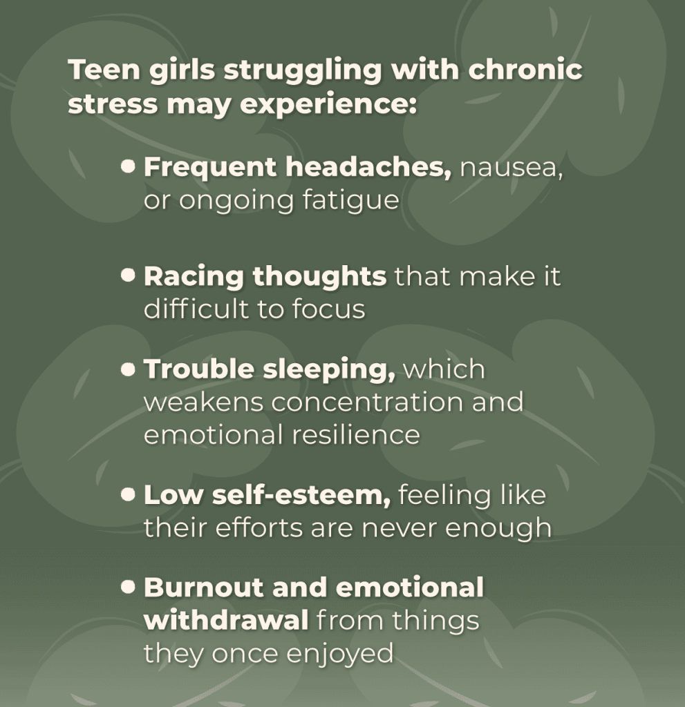 how academic stress can affect your daughters health