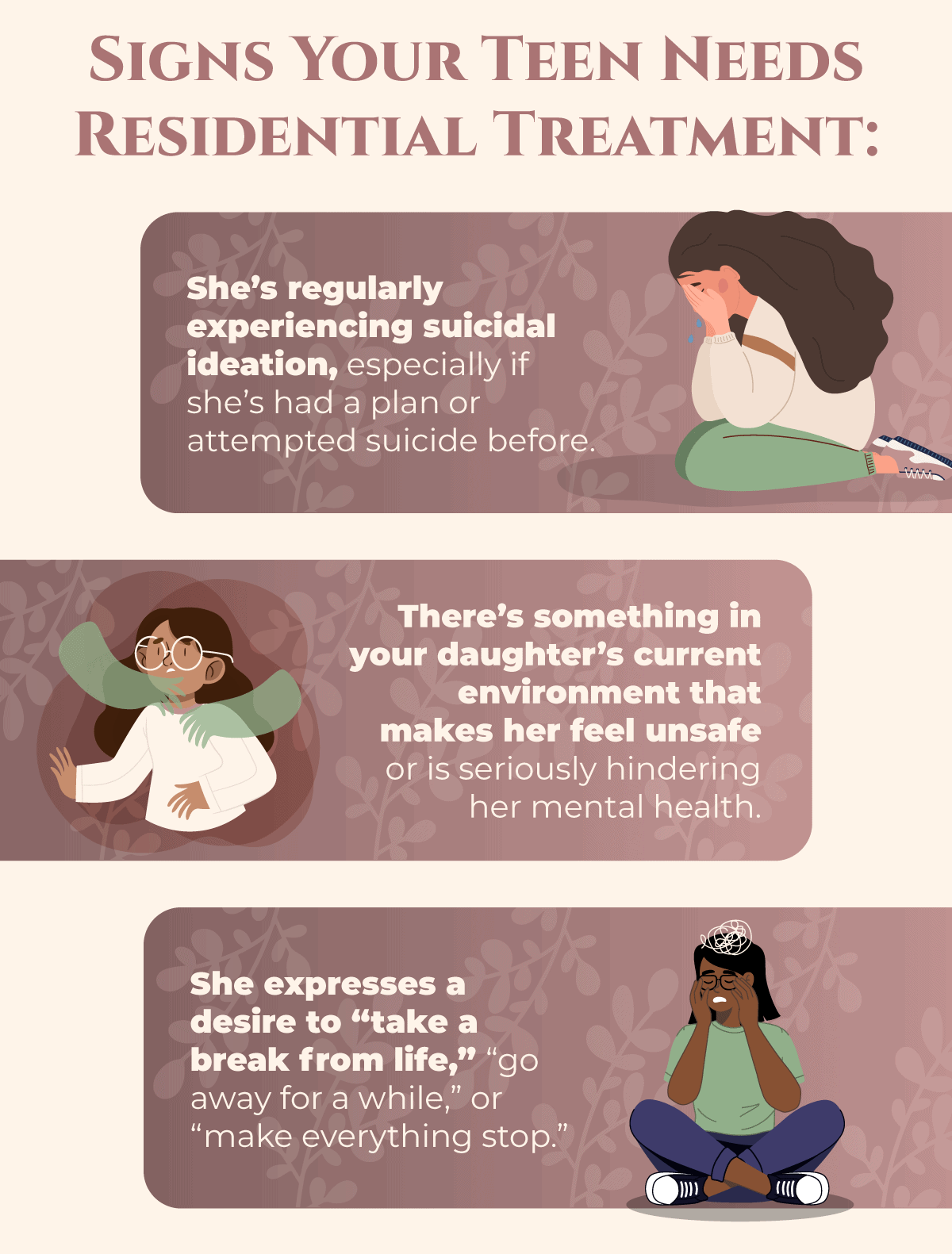 how can it help the benefits of residential treatment for your teen daughter