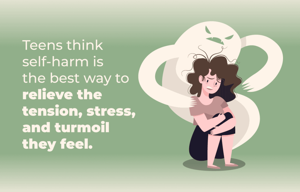 how do I know if my child is harming themselves