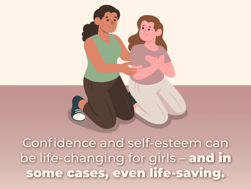 how you can help practices to boost self esteem and confidence in teen girls